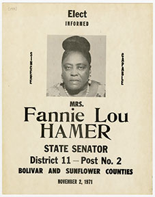 Fannie Lou Hamer campaign poster
